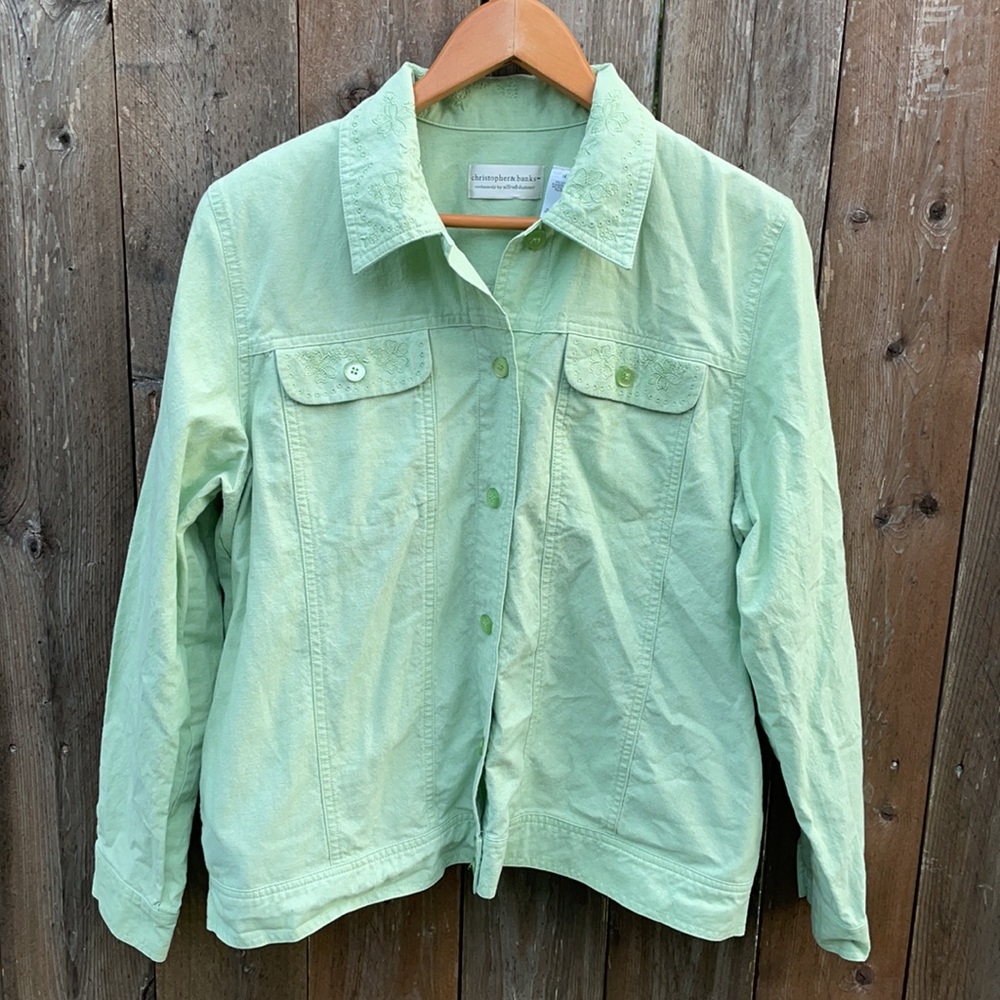 Christopher Banks women’s button Down blouse size 14